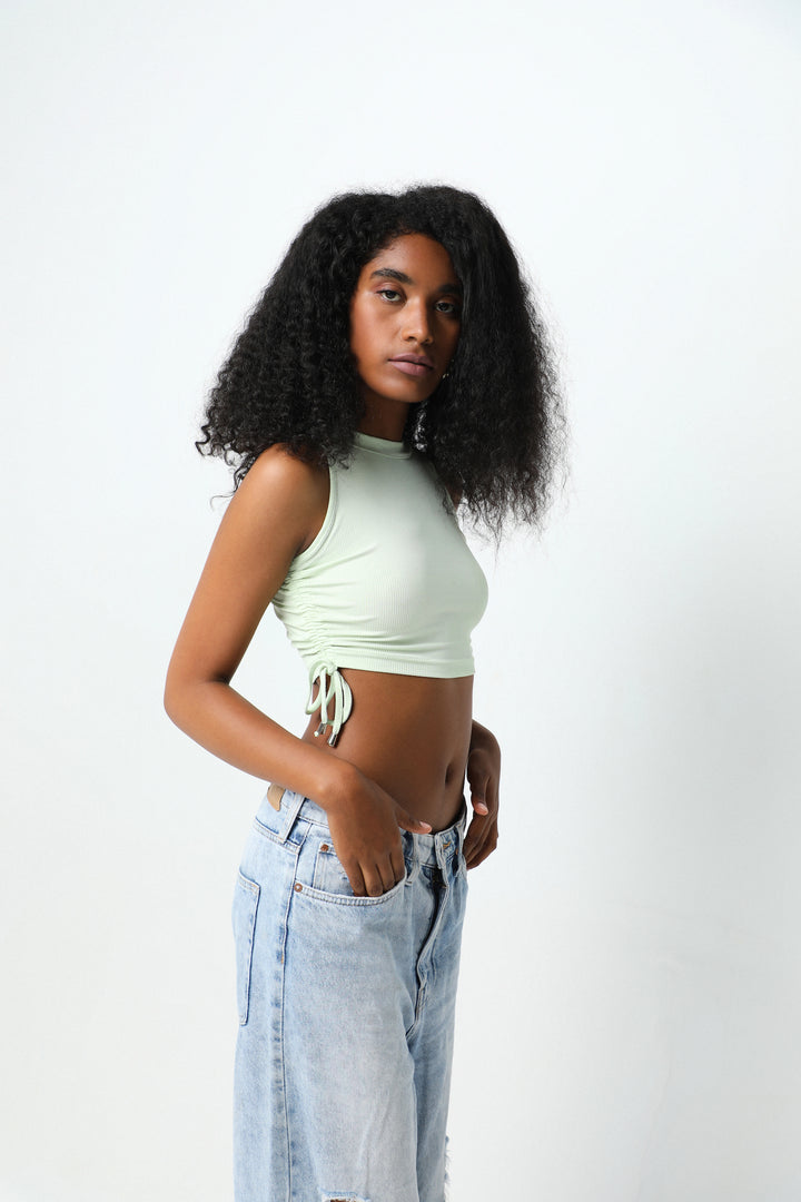 DRAW STRING CROP TOP